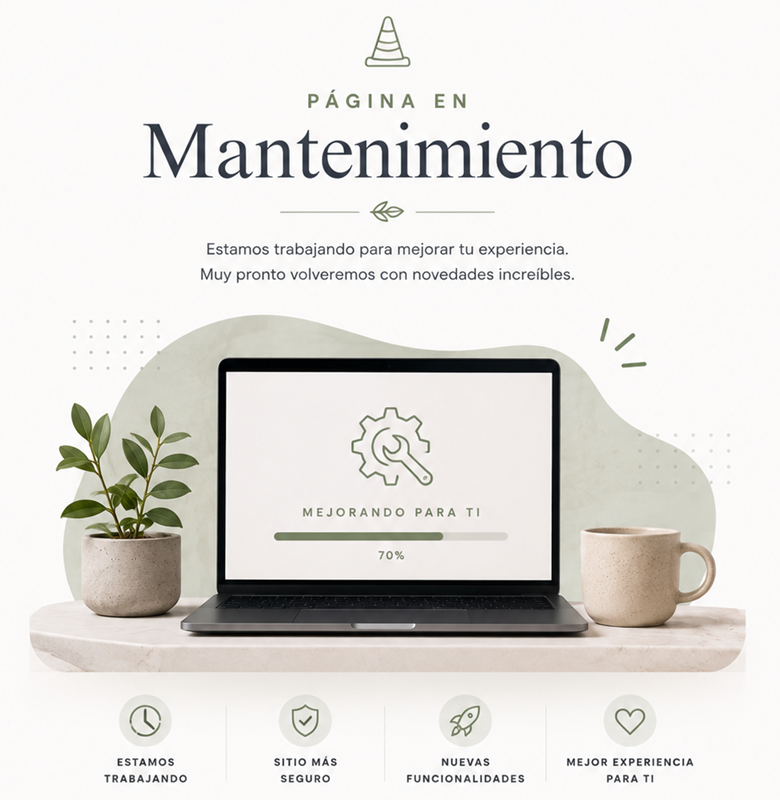 Pagina en Mantenimiento